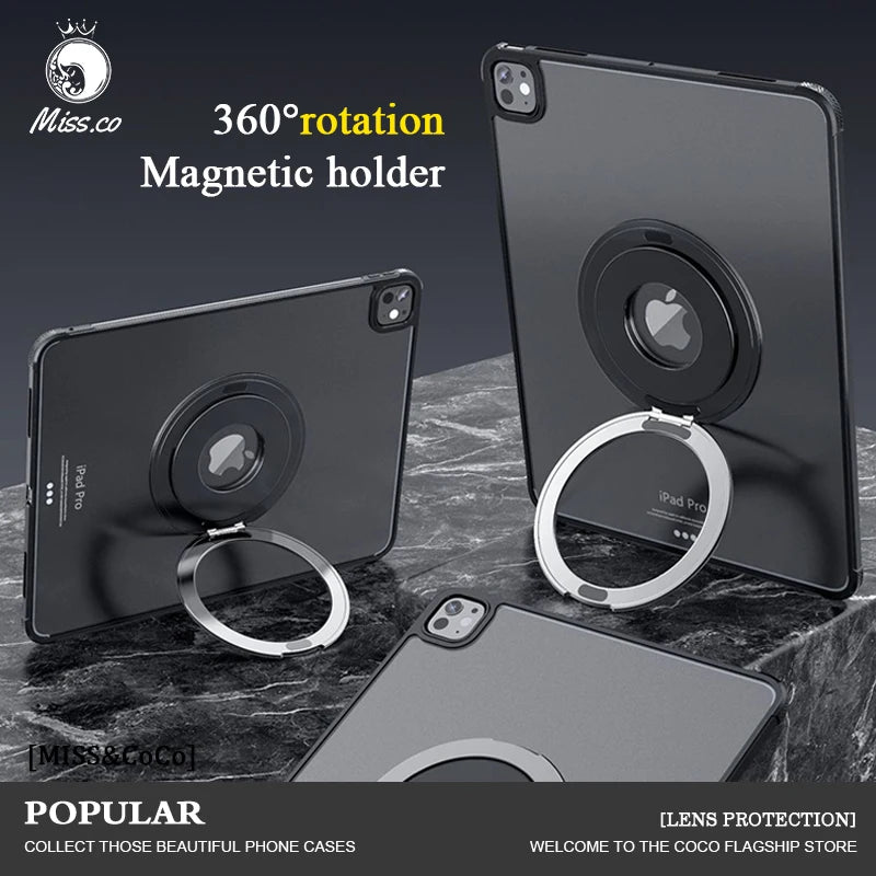 New Powerful Magnetic Tablet Holder Ring Grips Adjustable 360
