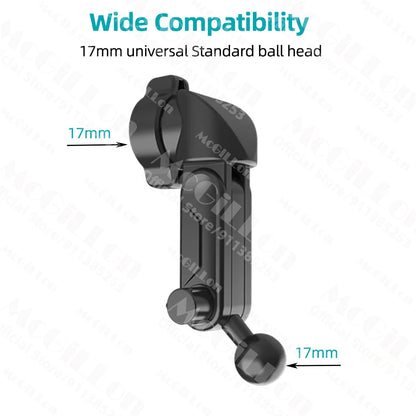 17mm Ball Joint Extension Arm Adapter for Car Air Outlets Phone Stand