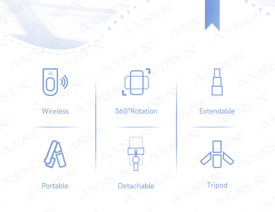 Bluetooth Selfie Stick Tripod Desktop Stand, Phone Holder