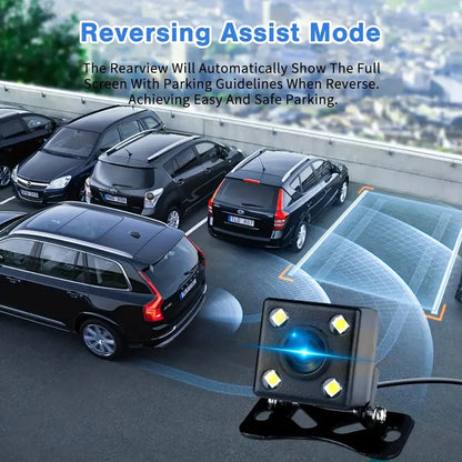 360°Auto Camera 1080P Video Recorder 3/4 Lens WIFI DashCam