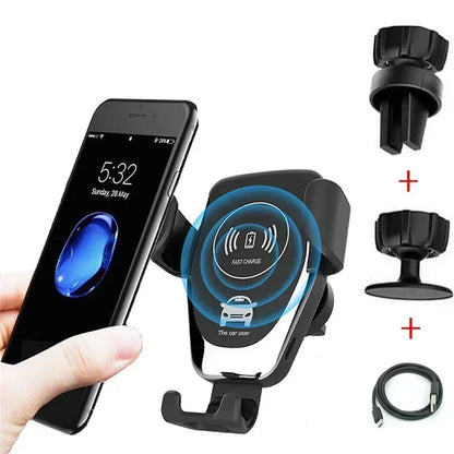 30W Fast Wireless Chargers Car Holder Charger