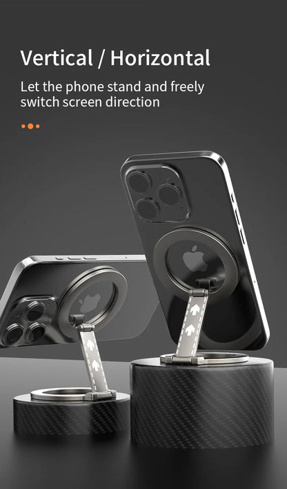 Double-Sided Magnetic Phone Ring Holder for MagSafe Kickstand