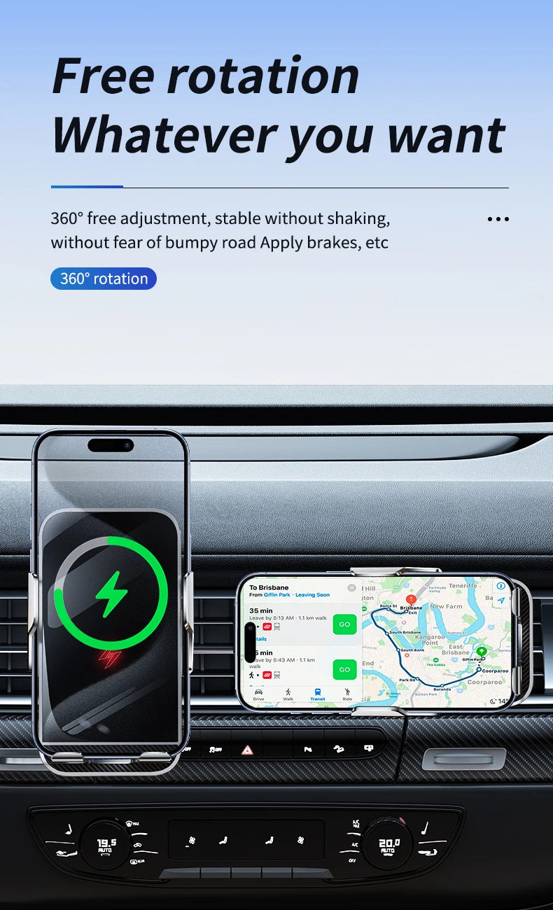 New Wireless Car Phone Holder with Charger