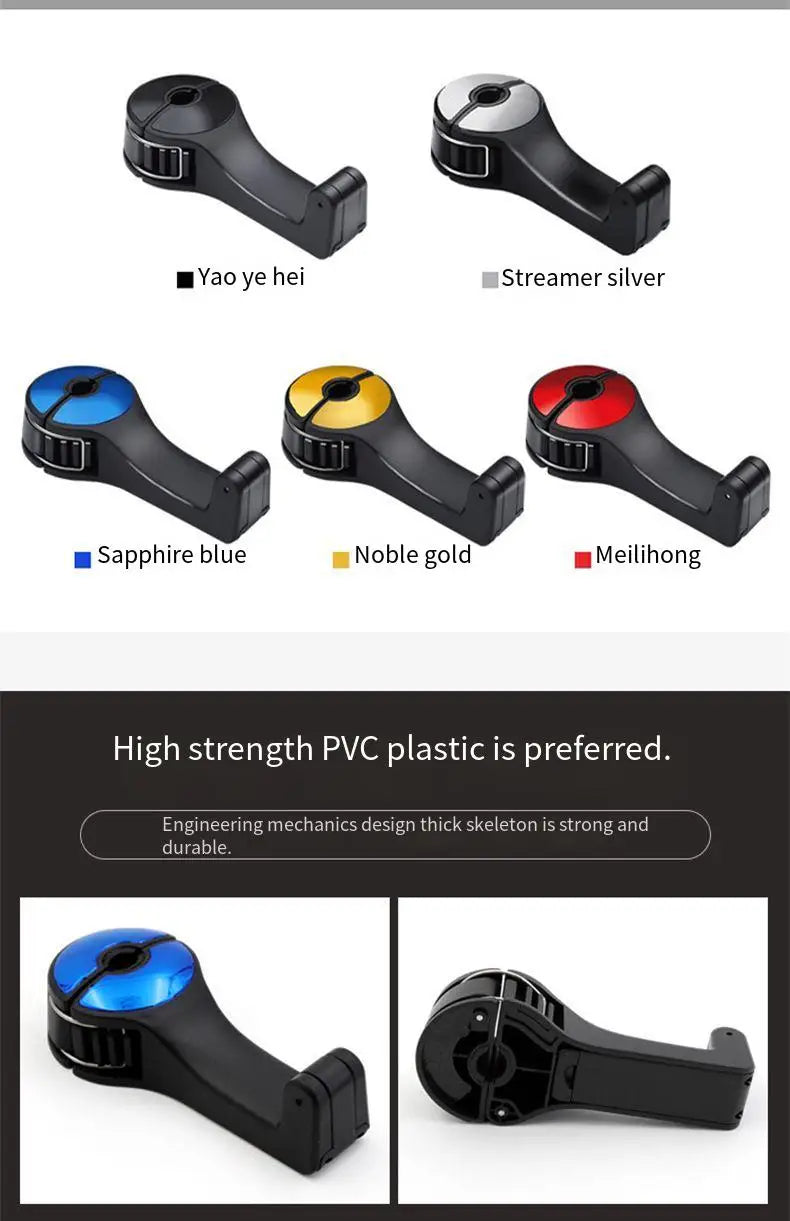 Car mounted hook black phone holder hook multifunctional