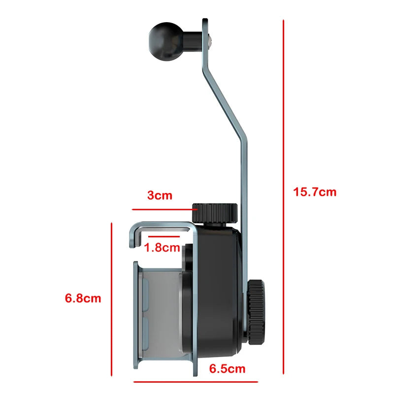 Car Phone Holder Screen Side Mount Adjustable Magnetic Support