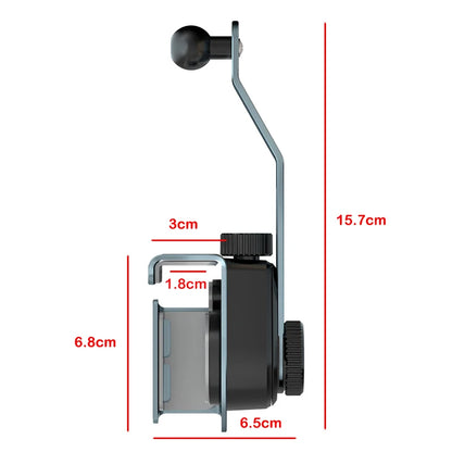 Car Phone Holder Screen Side Mount Adjustable Magnetic Support