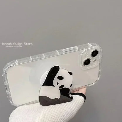 Panda Cute Cartoon Design Hand Grip Handle 360° Phone Holder