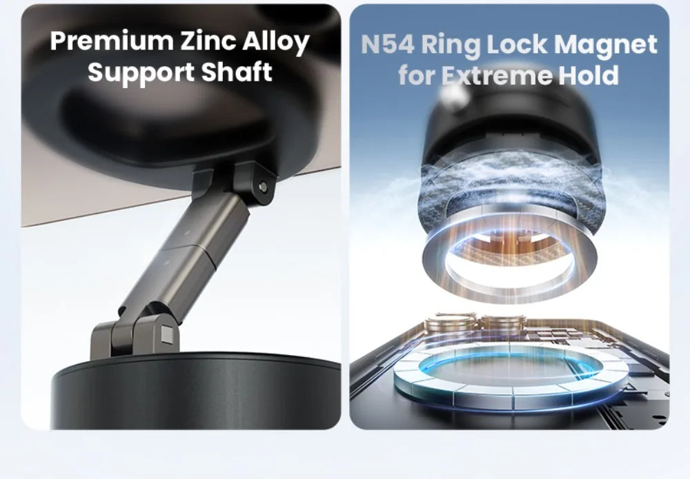 High Quality Vacuum Suction Magnetic Phone Holder Folding