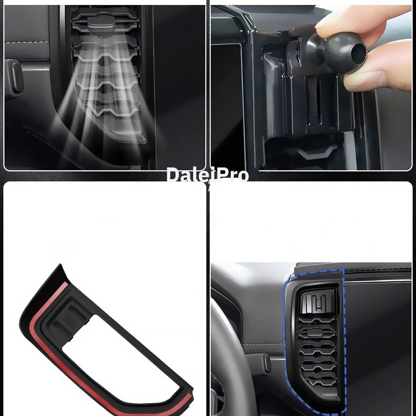 For Ford Everest 2023 2024 2025 Car Phone Holder