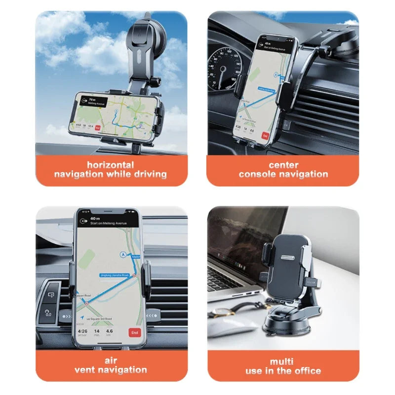 Sucker Car Phone Holder Mount Stand Suction Cup Smartphone