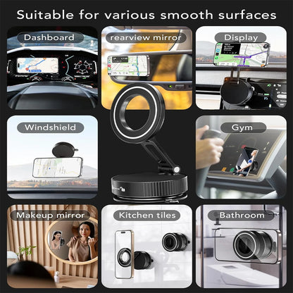 Super Strong N52 Magnetic Phone Holder Upgraded ABS 360°