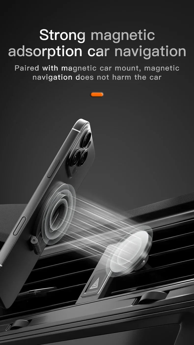 For MagSafe Double Sided Magnetic Phone Ring Holder