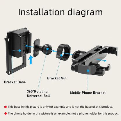 Magnetic Phone Holder Special Fixed Bracket Base