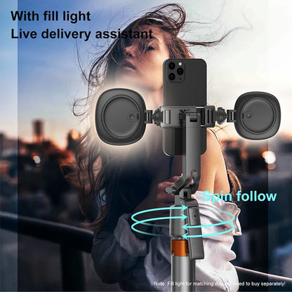 AI Face Tracking Tripod Intelligent Smart Selfie Stick Foldable