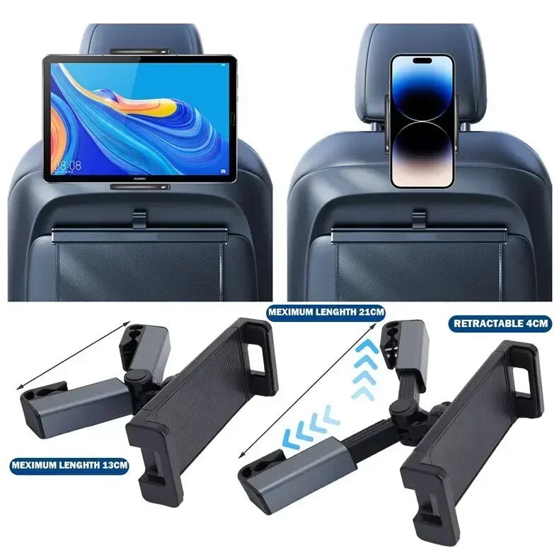 360°Rotation Car Headrest Backseat Mount Phone Car Holder