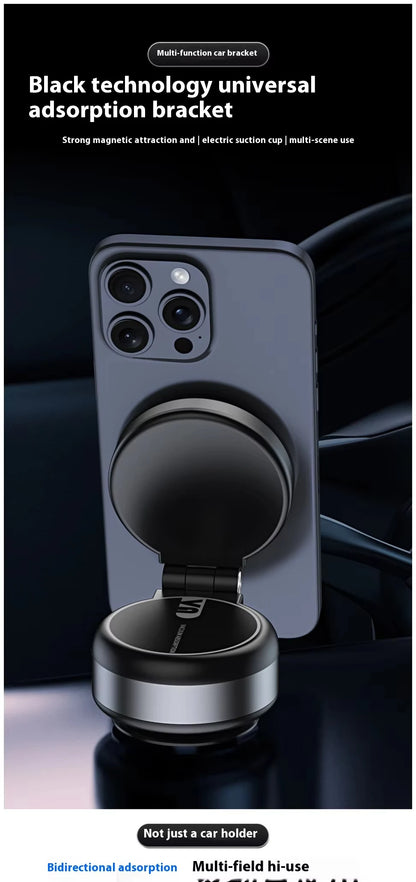 Electric Vacuum Magnetic Suction Car Phone Mount 360 Degree