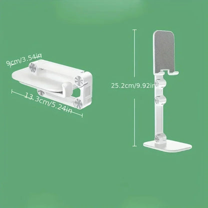 Three Sections Foldable Desk Mobile Phone Holder