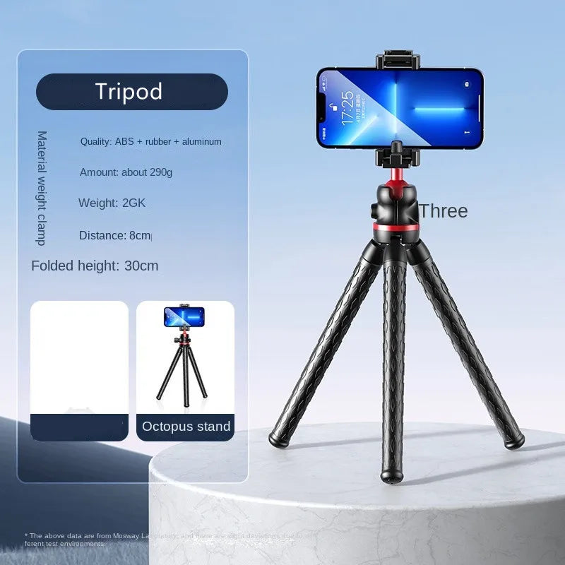 Flexible Octopus Tripod for Phone Camera DSLR 2in1 Design