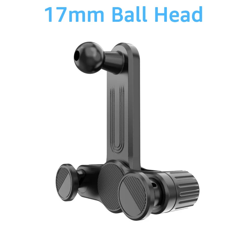 17mm Ball Head Car Screen Clip Phone Holder Base Car