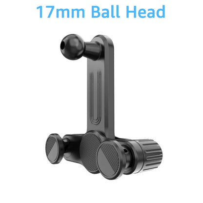 17mm Ball Head Car Screen Clip Phone Holder Base Car