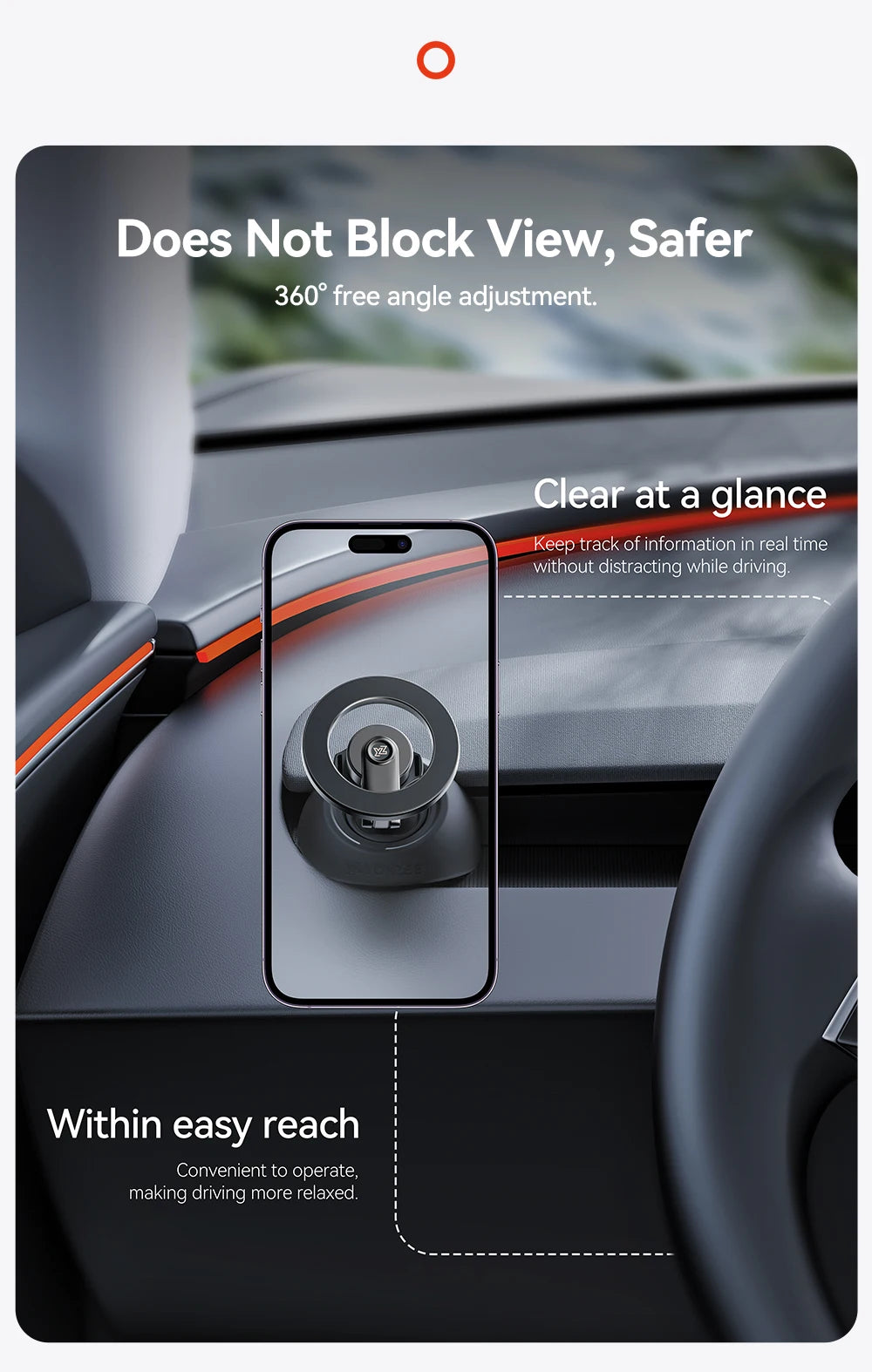 YZ For Tesla Model 3 Y Highland Juniper Car Magnetic Phone Holder