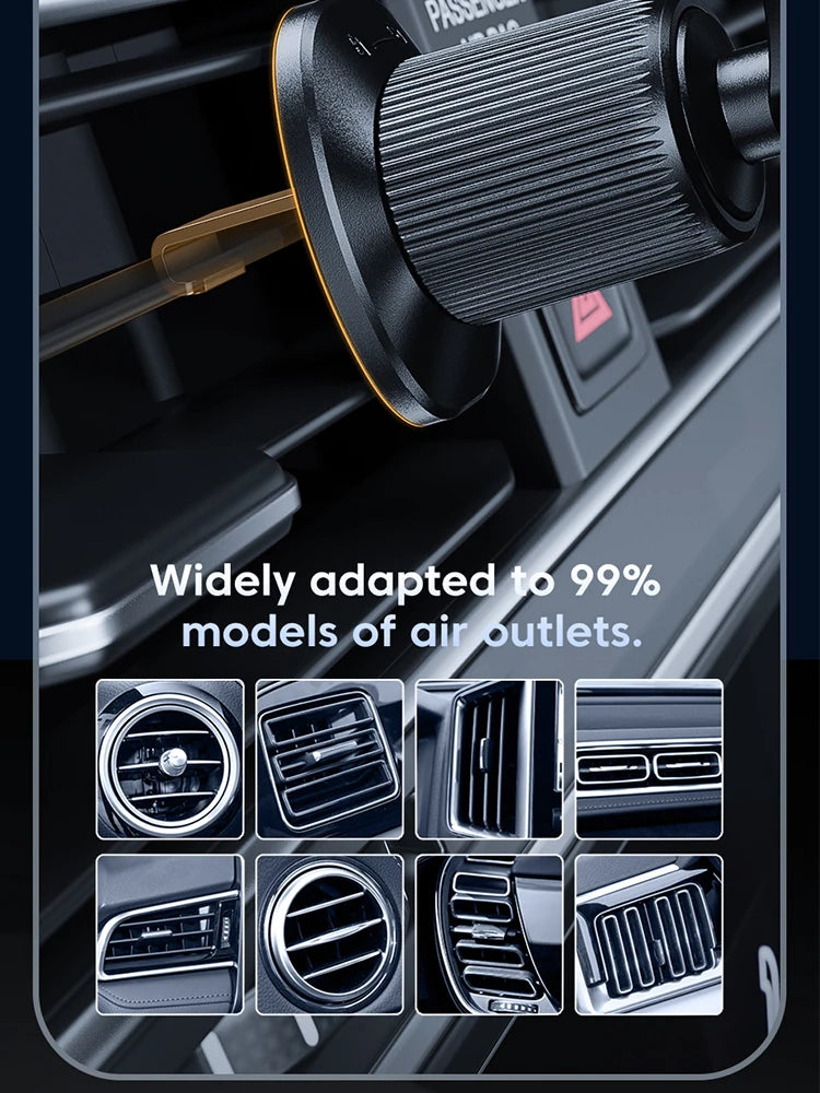 100w Qi Phone Fast Charging Magnetic Qi2 Car Wireless Charger