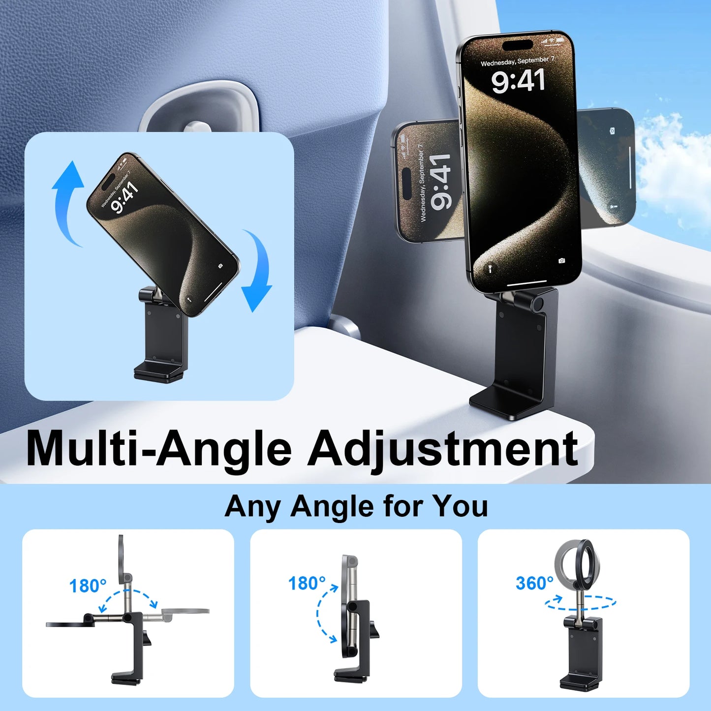 Oatsbasf Universal Magnetic Phone Holder Travel Essential