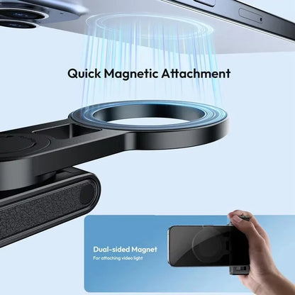 Magnetic Phone Tripod Wireless Phone Grip Selfie Stick