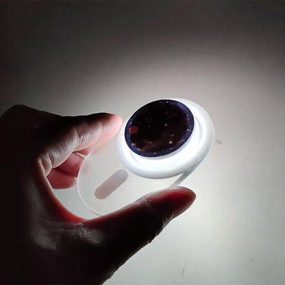 Magnetic suction holder  LED light explosion flash light