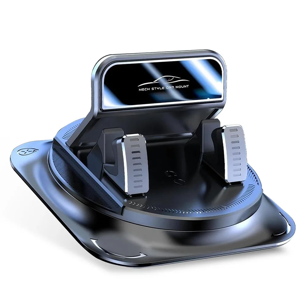 Car Dashboard Phone Holder Rotatable One-Hand Operation Bracket Anti-Slip