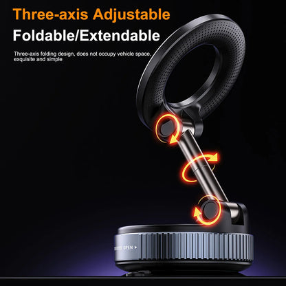 Folding Strong Magnet Magnetic Phone Holder 360° Rotation