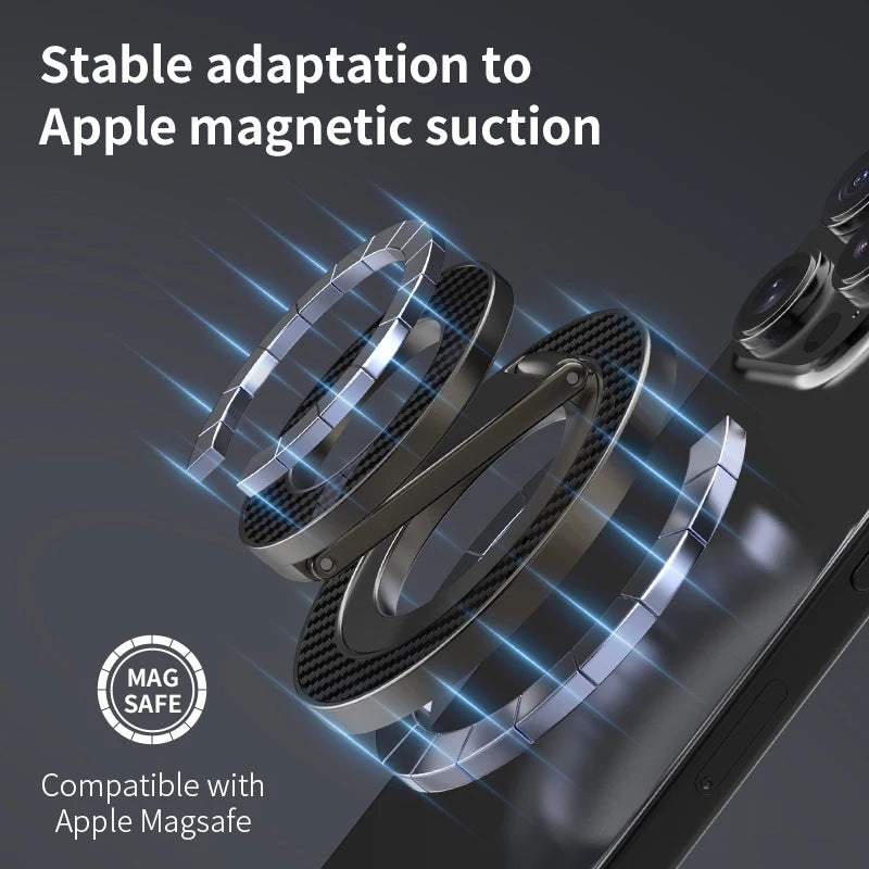 Double Sided MagSafe Phone Stand Magnetic Phone Ring Holder Kickstand Magnet Grip
