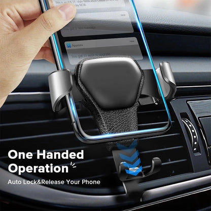 Gravity Car Holder For Phone Air Vent Clip Mount Mobile Cell Stand