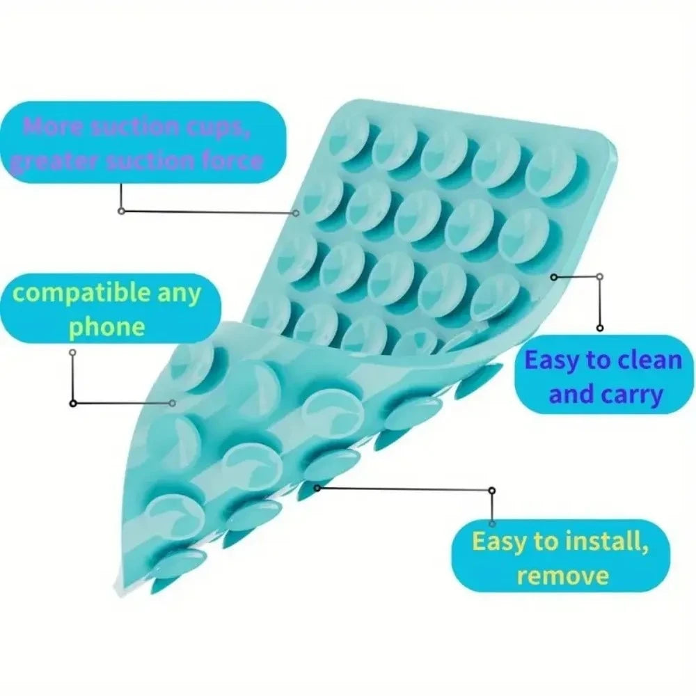 Silicone Suction Phone Case Mount Non Slip Suction Cup
