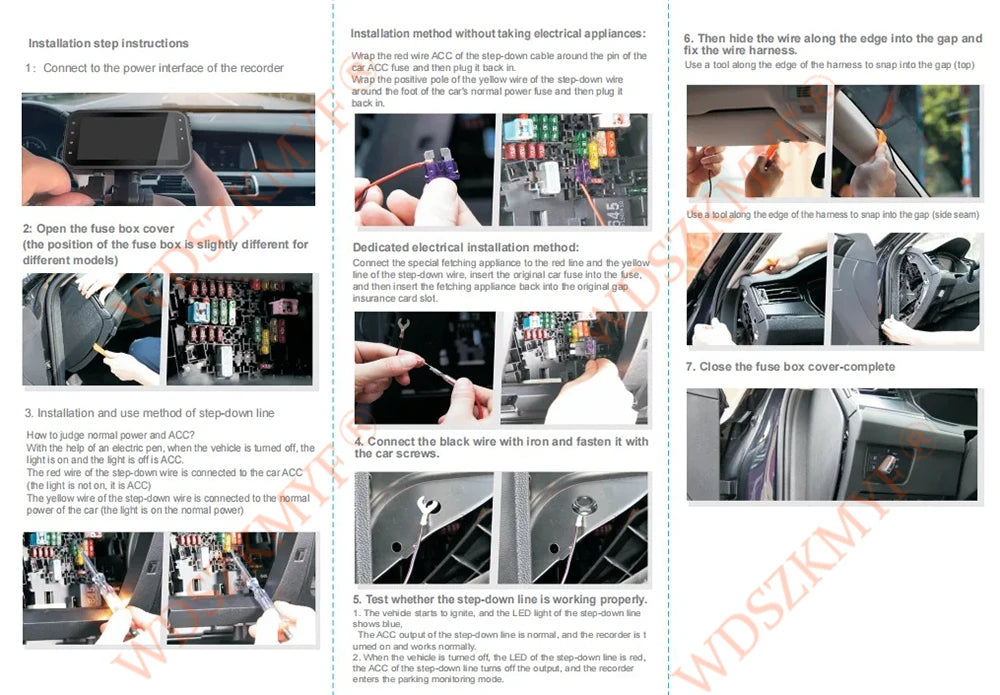 360°Auto Camera 1080P Video Recorder 3/4 Lens WIFI DashCam