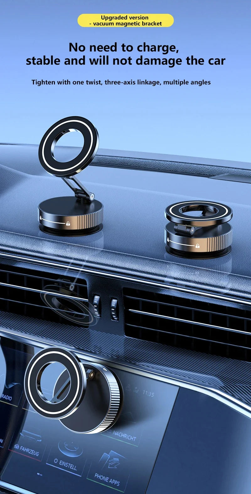 Xiaomi Super Strong Magnetic Phone Holder Foldable Design 360°