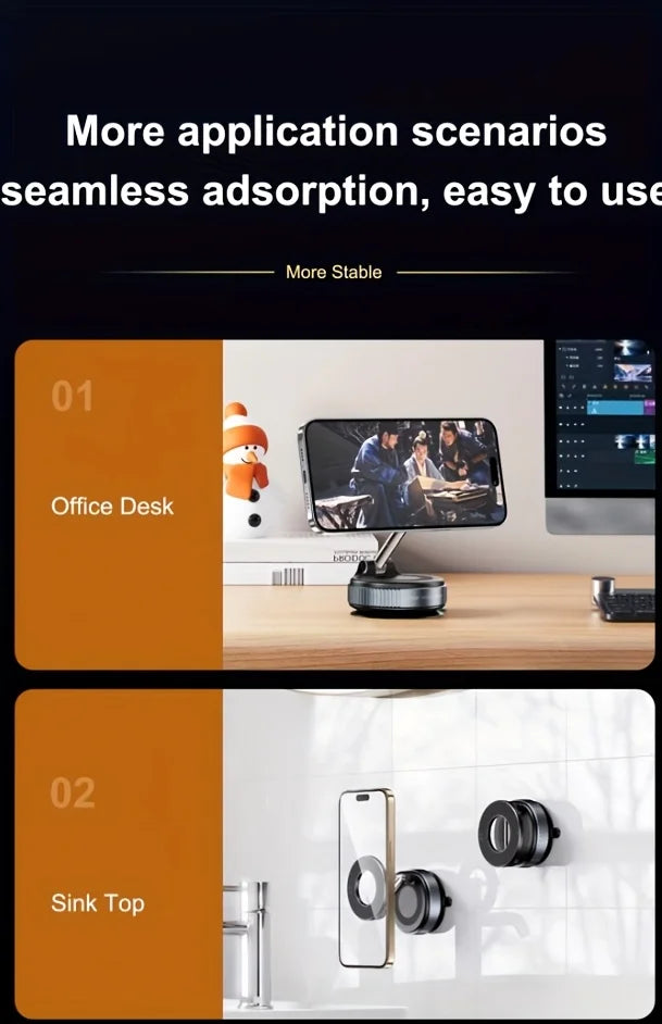 New 360 Rotating Aluminium Alloy Magnetic attraction