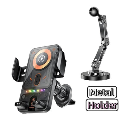 2025 New F18 Car Wireless Charger Holder