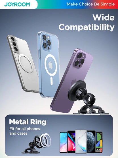 Joyroom Magnetic Phone Holder for Car Fit Curved Surfaces