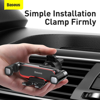 Baseus Car Phone Holder Metal Gravity Auto Air Vent