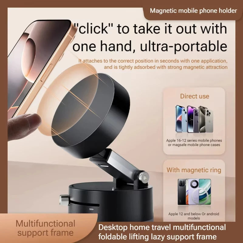 Vacuum Double Side Magnetic Suction Cup Holder