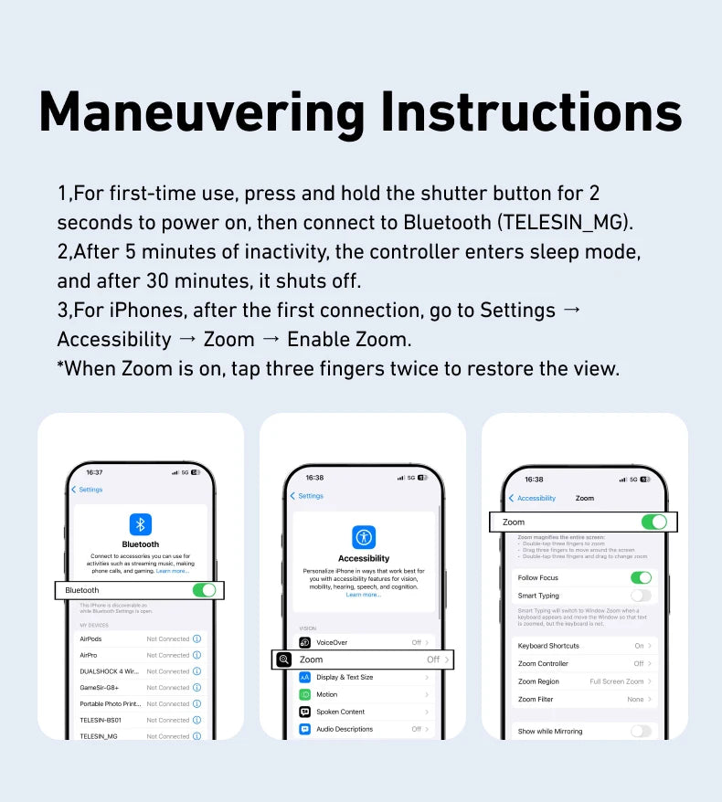 Fun Shot Magnetic Grip, Ergonomic Style Phone Camera Grip