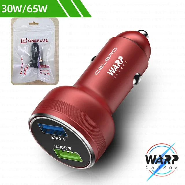 Car USB Phone Charger Fast Charging For Oneplus