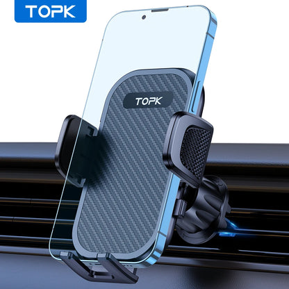 TOPK Car Phone Holder Phone Mount Car Suction Stand