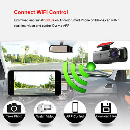 Yangood 4K Dash Cam Dual Channel Dual Lens Night Vision