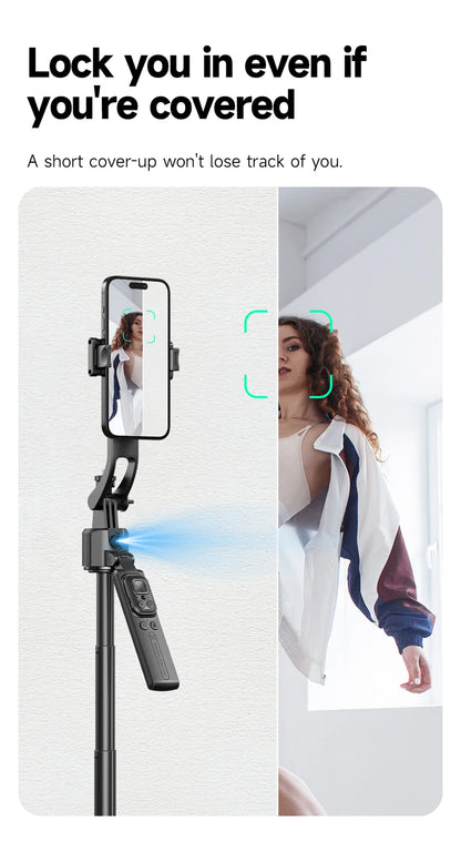 FANGTUOSI 360 Rotation Gimbal Stabilizer ,Selfie Stick Tripod