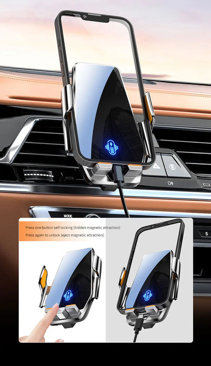 Car Phone Holder For BMW X1 U11Magnetic Wireless Charging