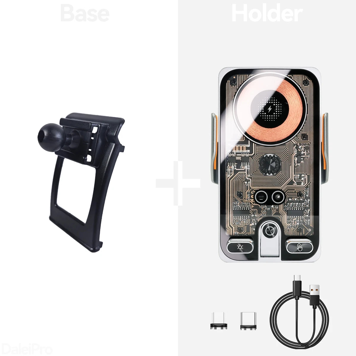 Car Phone Holder Wireless Charger Magsafe Holder Auto Clamping
