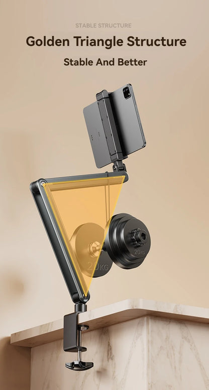 Phone Stand Long Arm Rotatable Tablet Holder