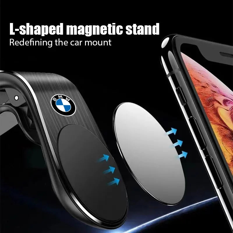 Magnetic Car Phone Holder Metal Stand Accessories